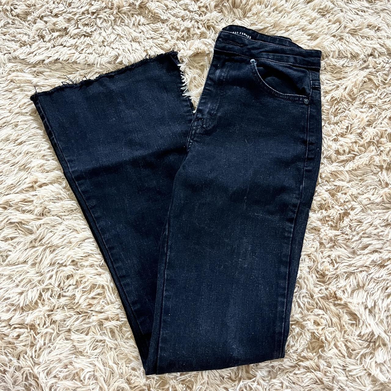 Almost famous bell bottom jeans with a small corset... Depop