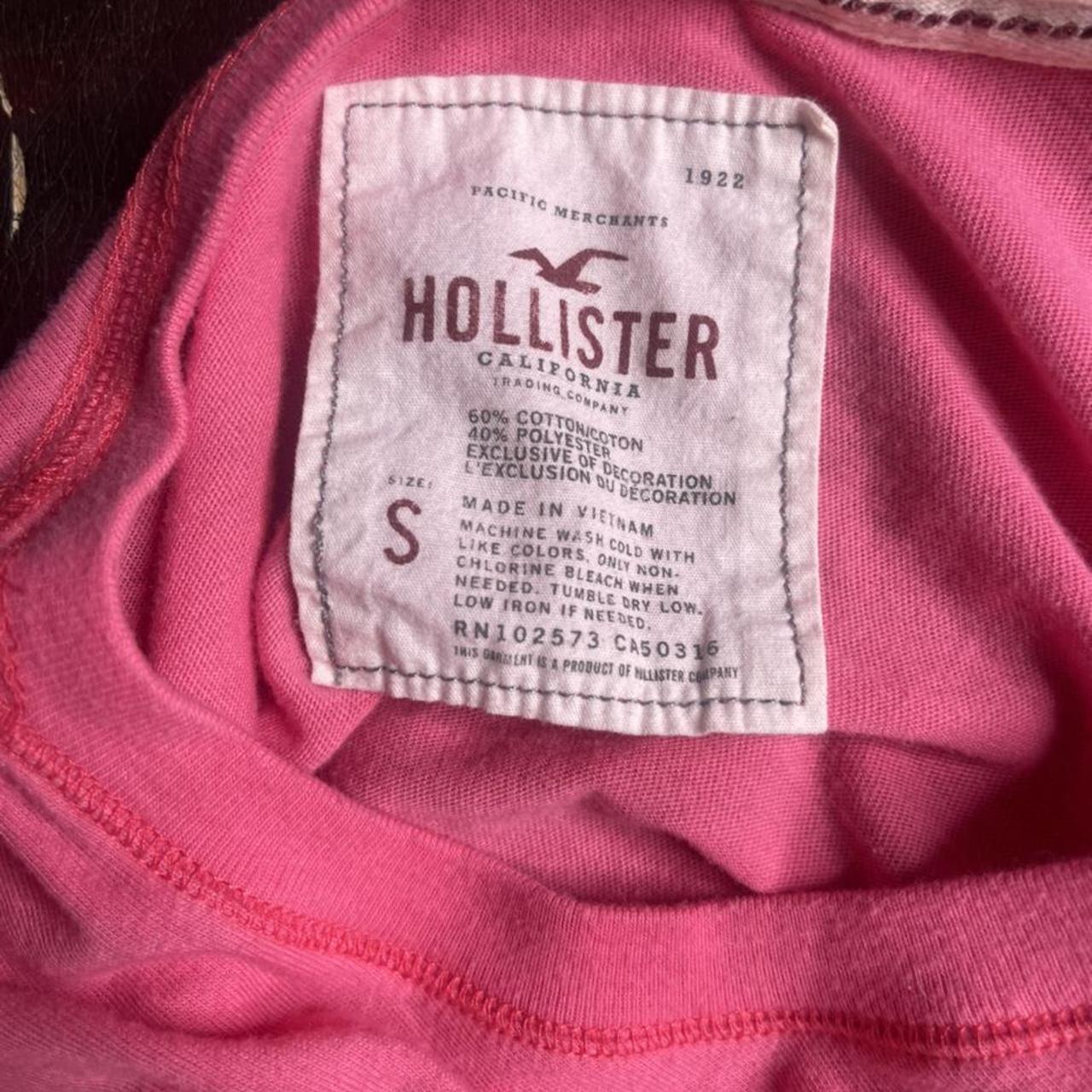 Early 2000s y2k Hollister deadstock long sleeve... - Depop