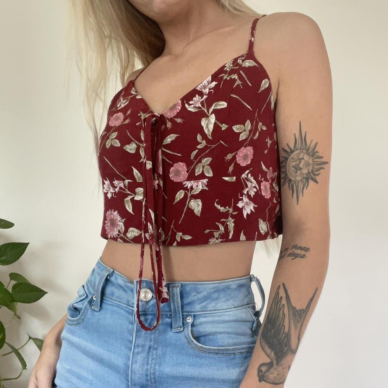 Floral Cottagecore Crop Top