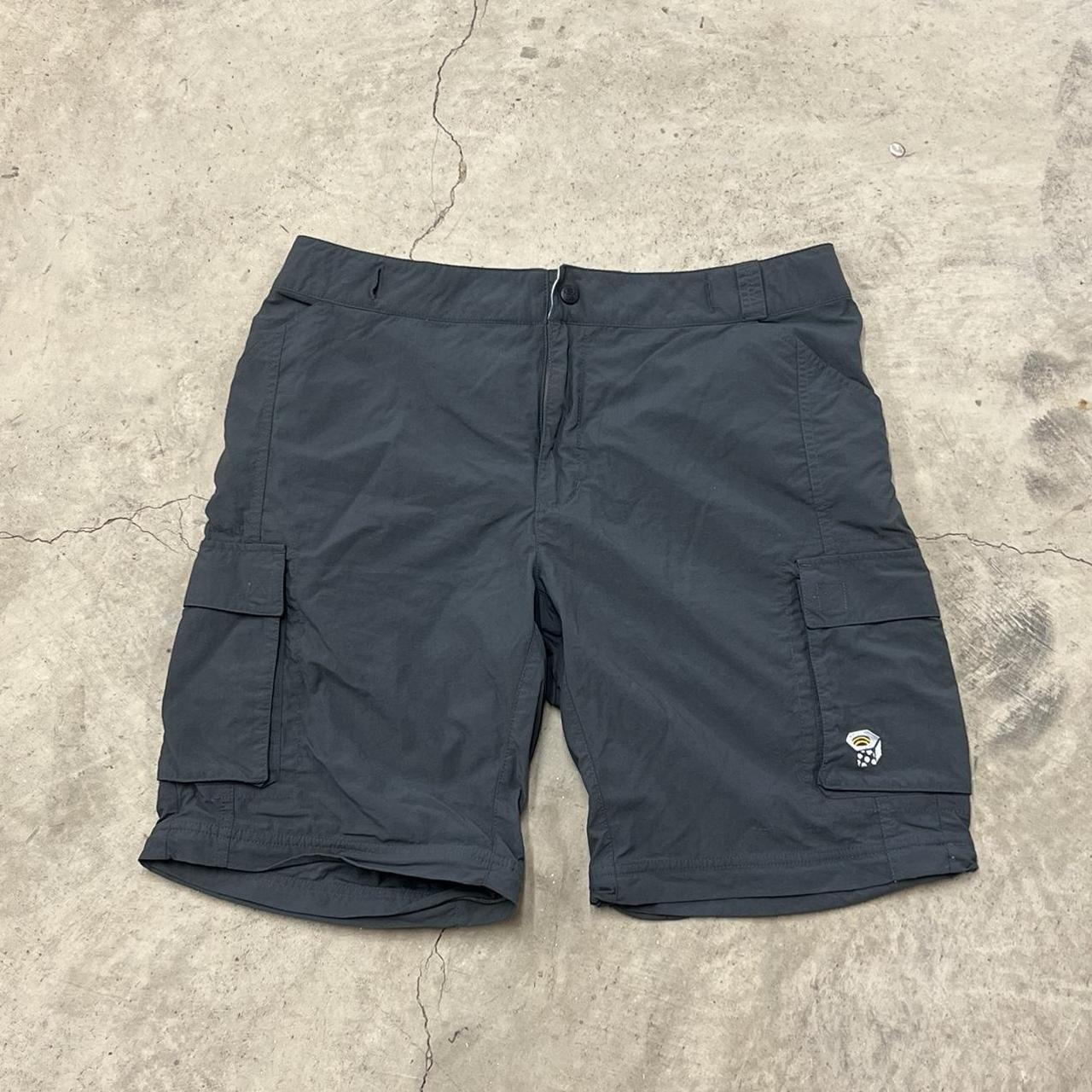 Mountain hardwear hiking shorts cargo grey Xl - Depop