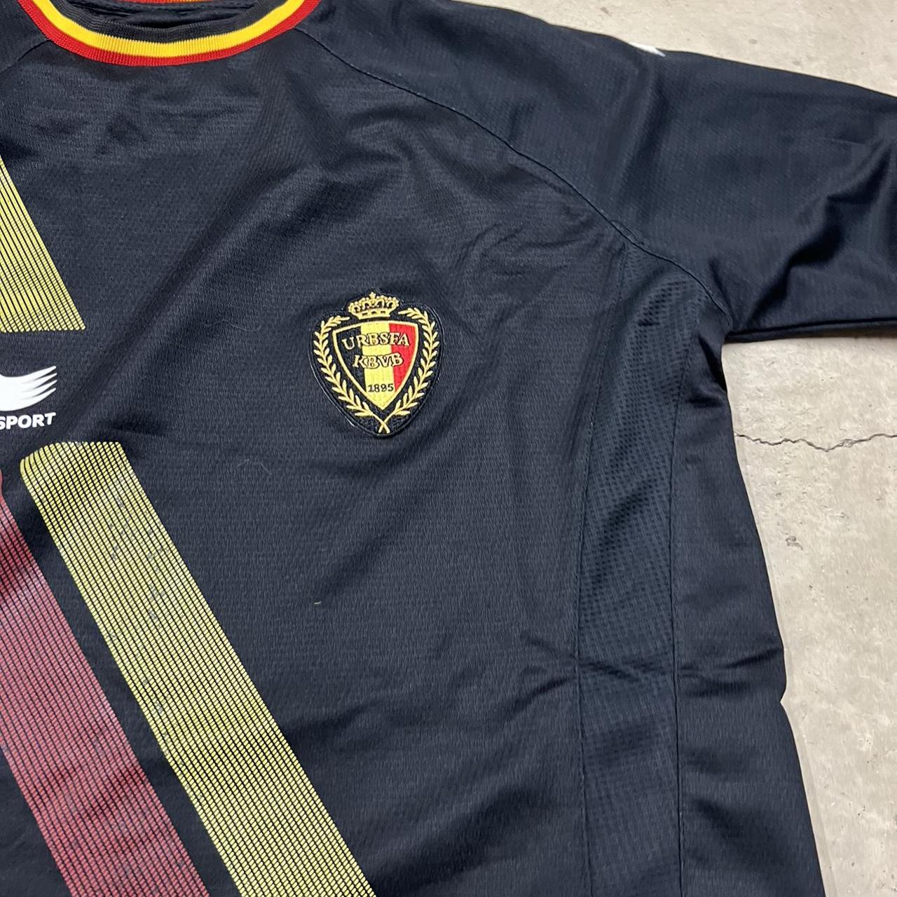 BELGIUM NATIONAL TEAM OFFICIAL SOCCER FOOTBALL KIT... - Depop