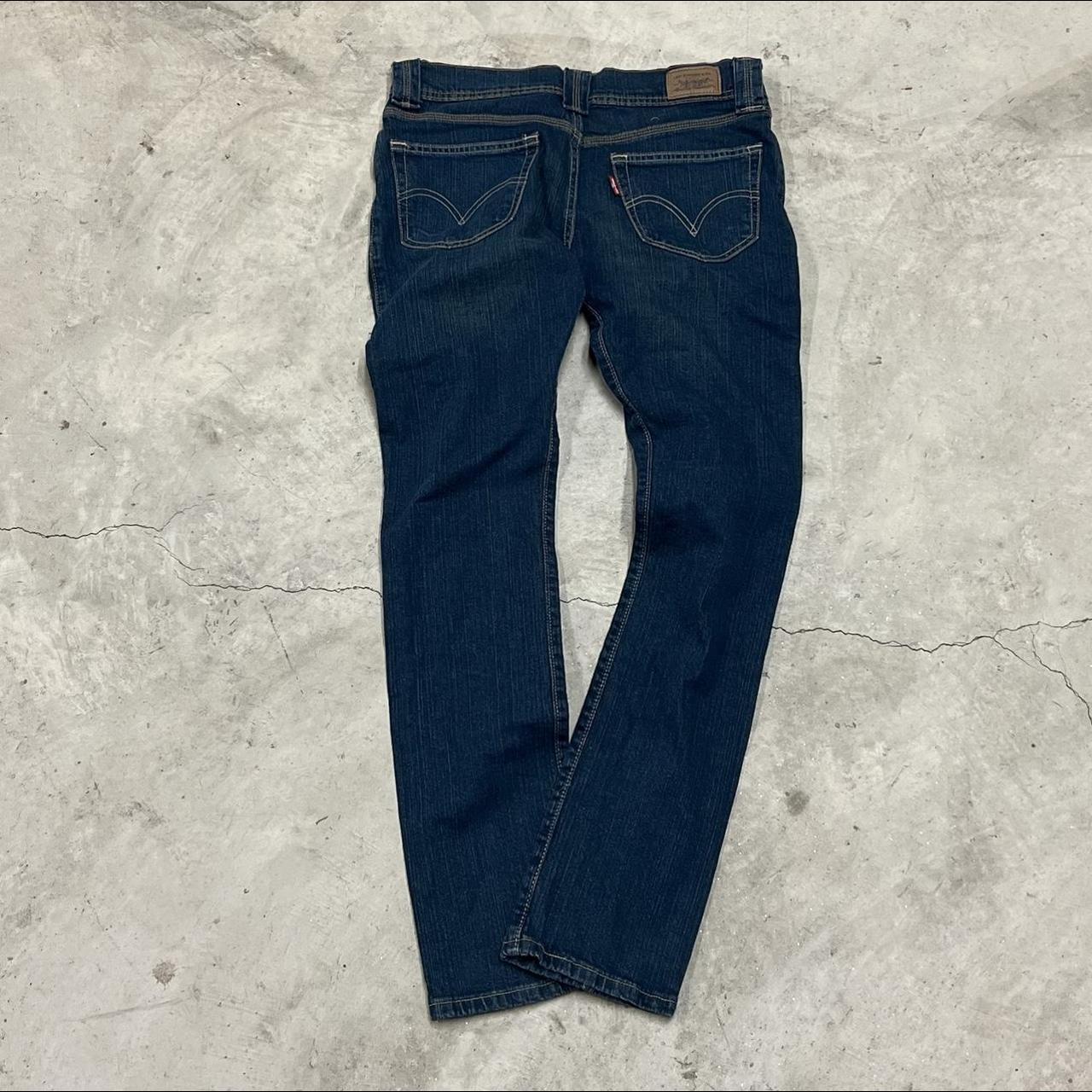 LEVIS 504 Y2K SLOUCH SKINNY JEANS BASIC ESSENTIAL... - Depop