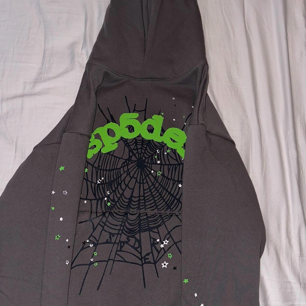 100% Authentic Sp5der hoodie Size Small Never Worn | Depop