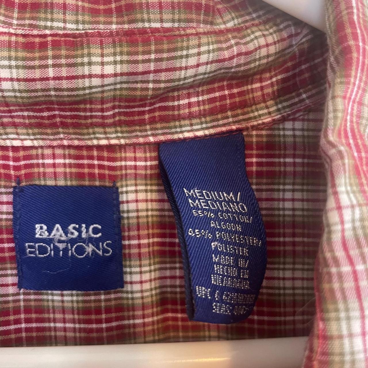 Basic Editions Men's Shirt - Red - M – Basic Edit… - image 4