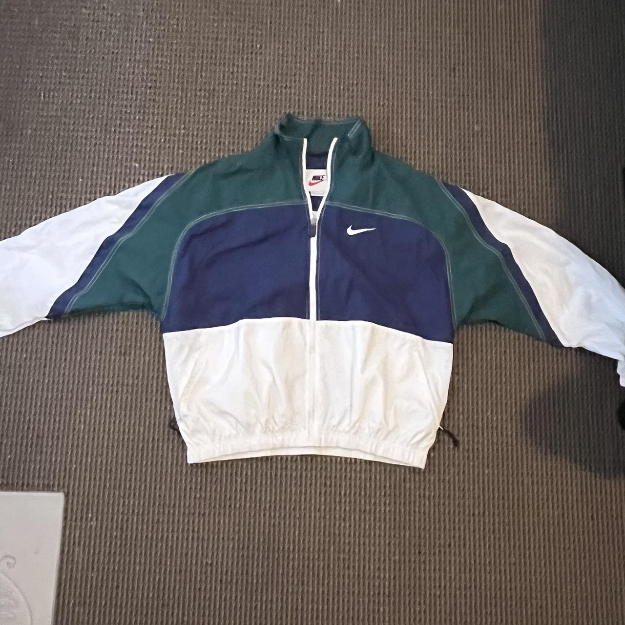 multi colored nike shirt