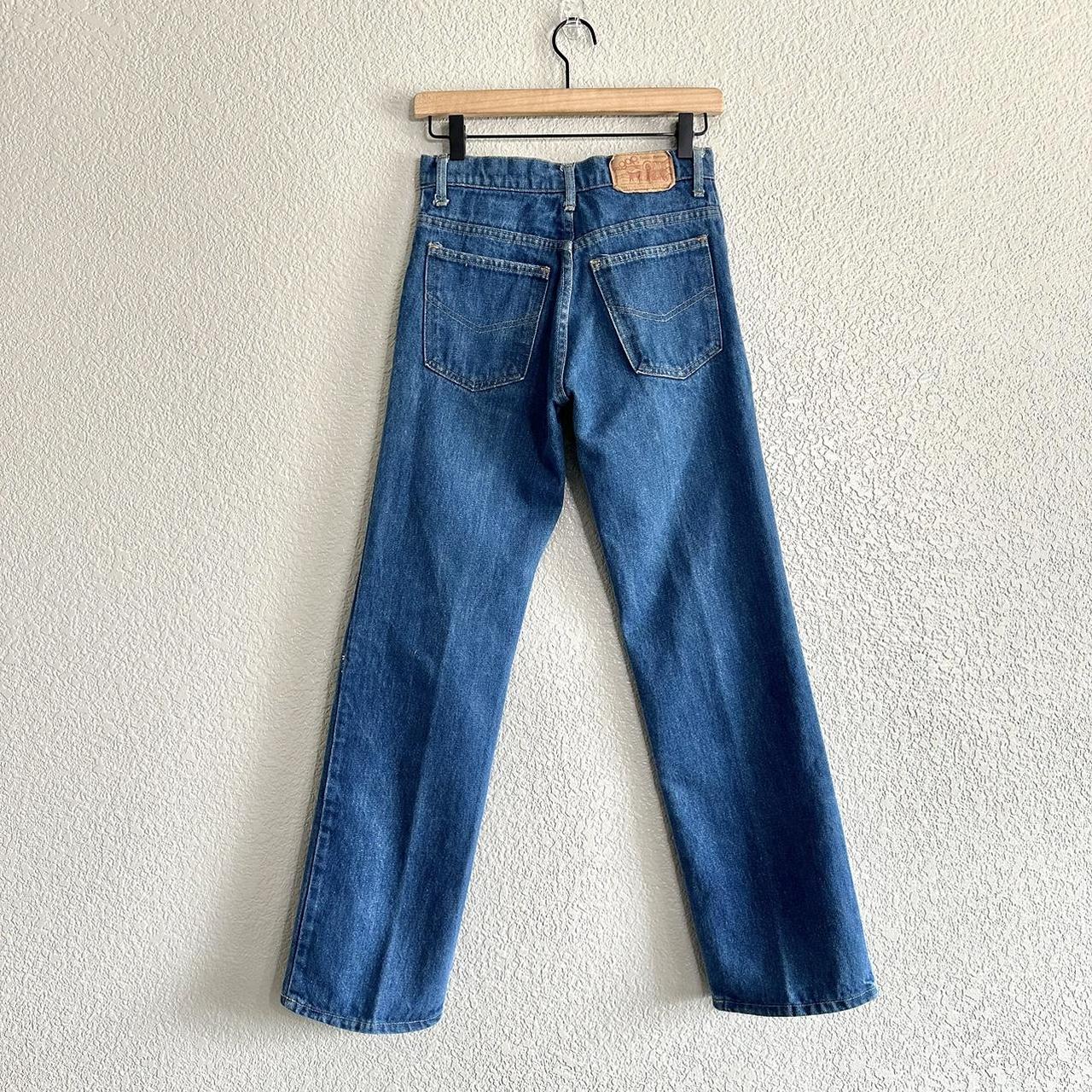 Vintage 1970's Gap Pioneer Blue Jeans 26x30 Straight - Depop