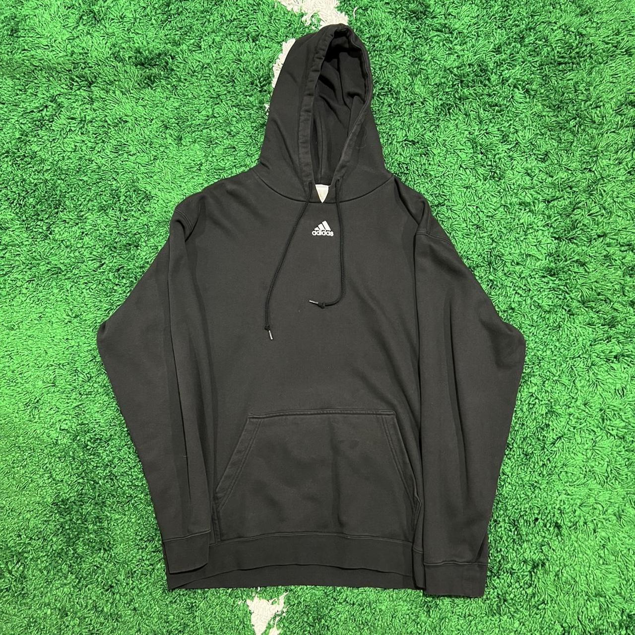 vintage adidas center logo hoodie