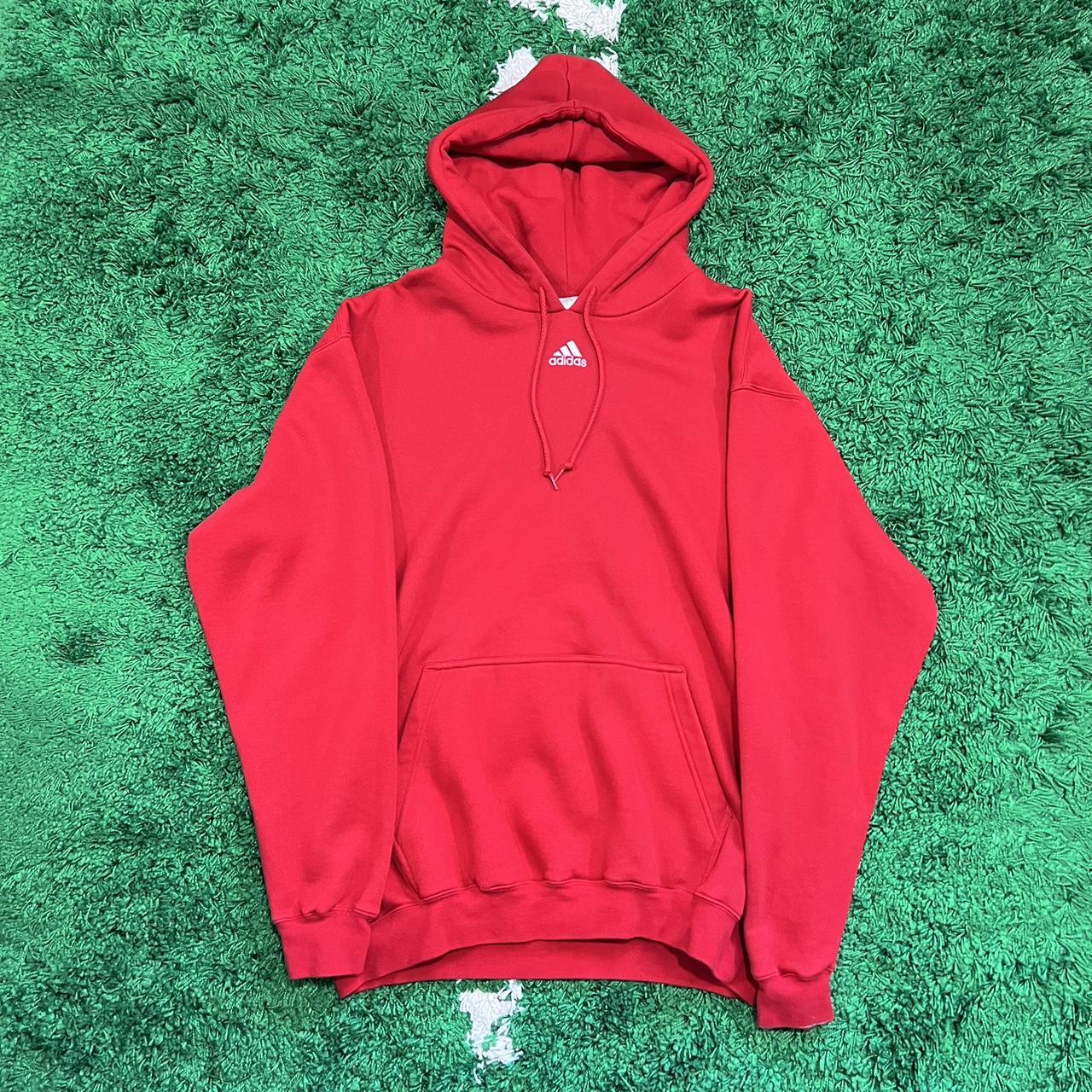 vintage adidas center logo hoodie