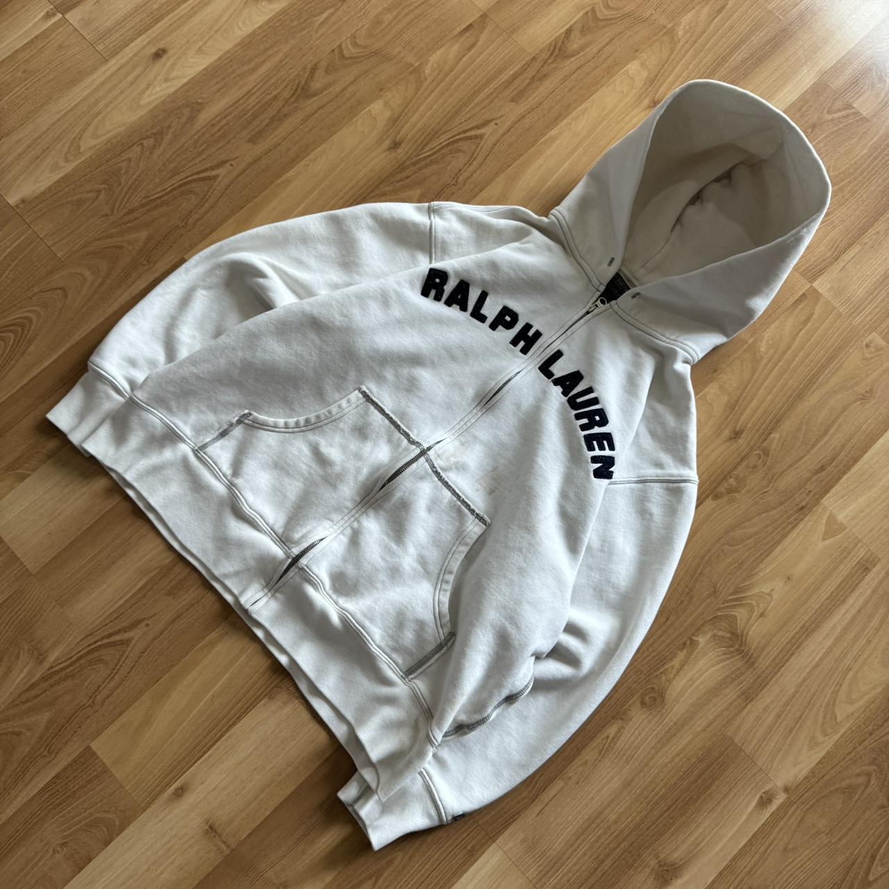 00s y2k zip hoodie RALPH LAUREN 平成ギャル Vintage Polo Ralph Lauren Y2K Gray Zip up Hoodie Mini Logo