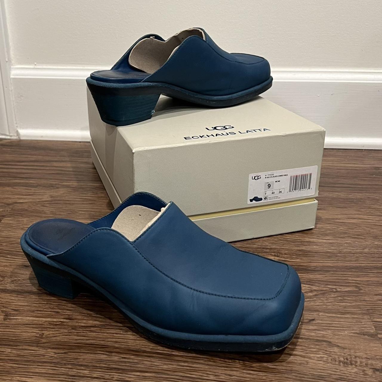 Eckhaus Latta Women's Blue Mules (2)