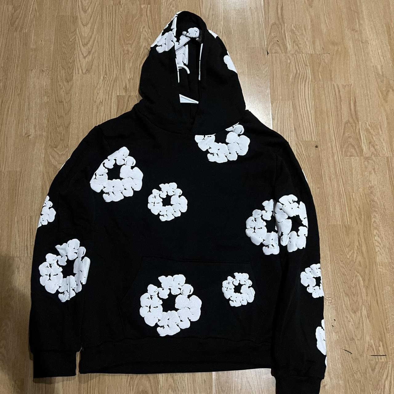 Denim Tears Hoodie - Black And White Size -large - Depop