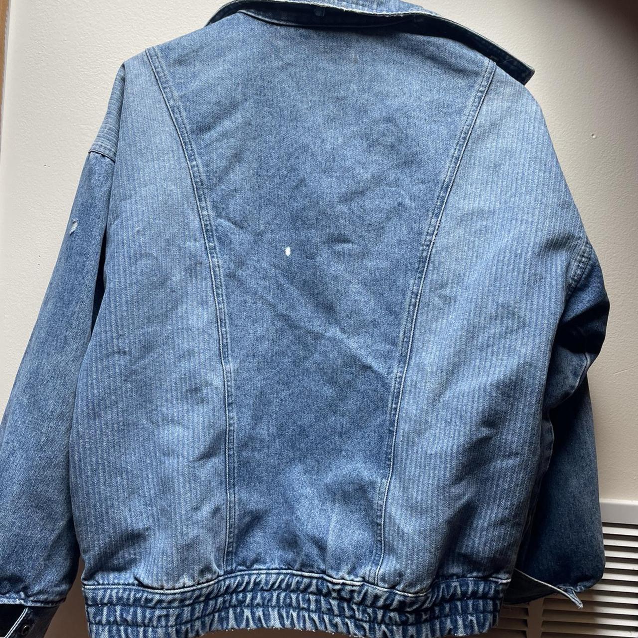 American Vintage Women's Blue Jacket | Depop