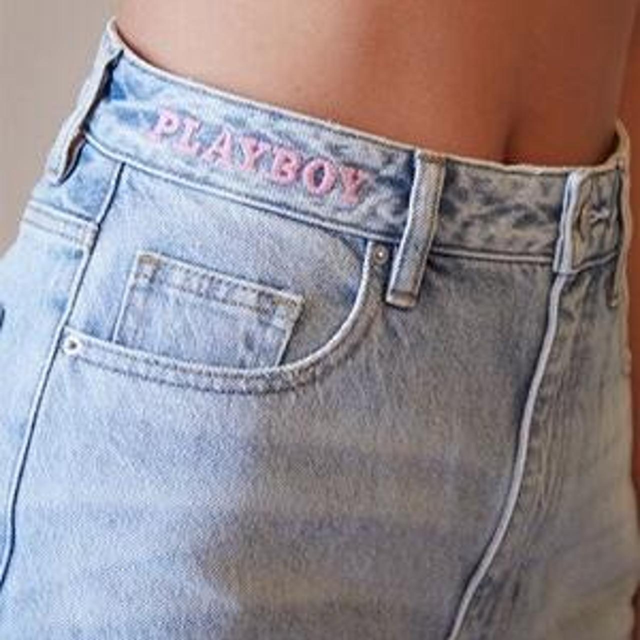 pacsun pink playboy jeans size / 24W can do try... Depop