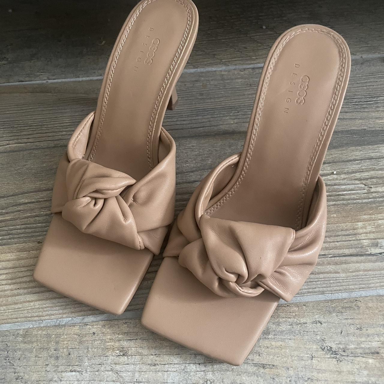 asos nude heels