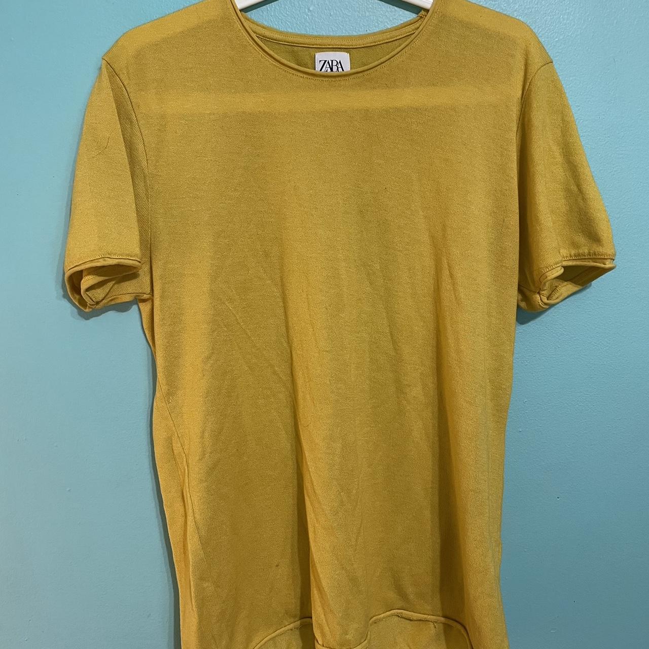 zara-man-mustard-yellow-t-shirt-size-m-feels-very-depop