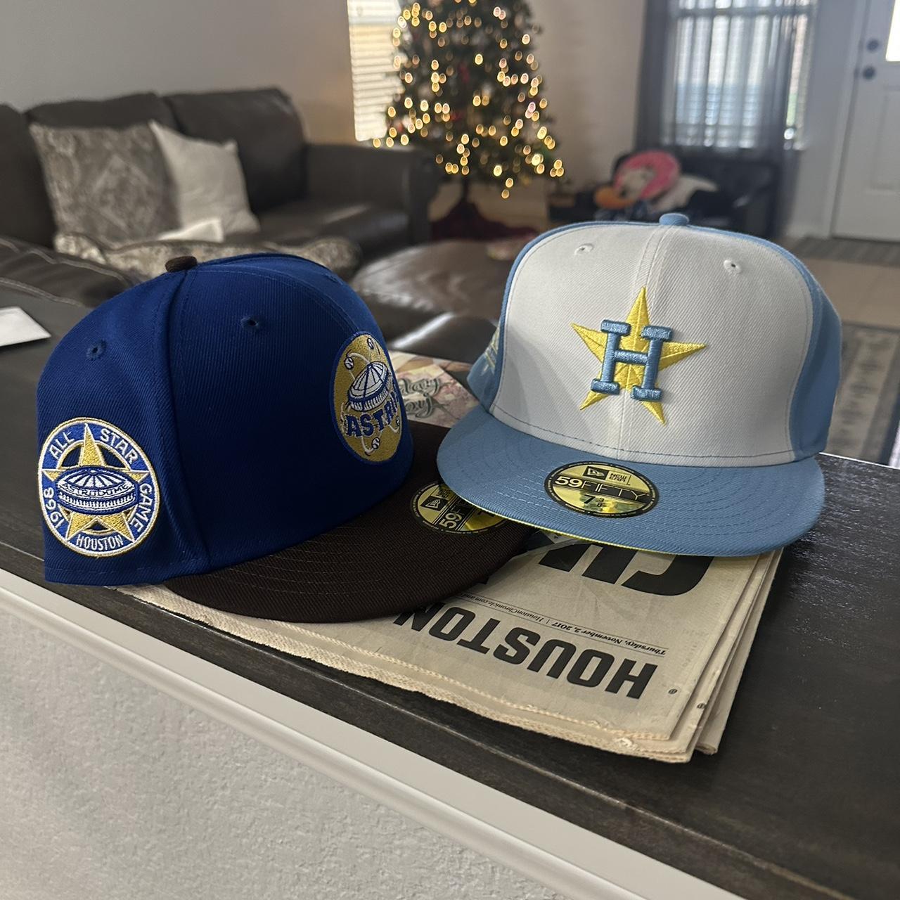 houston astros baseball cap christmas ornament