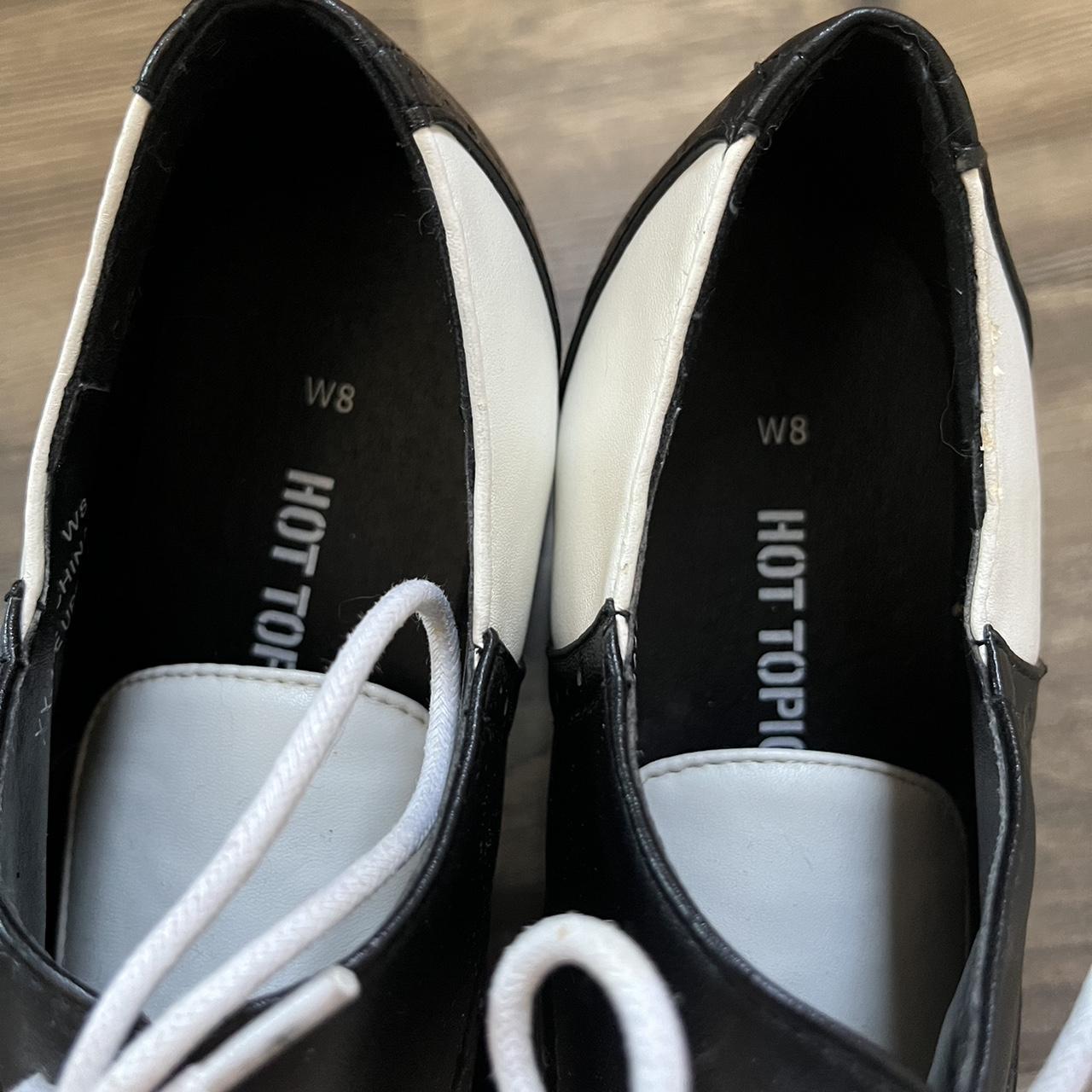 🖤 Hot Topic Platform Saddle Shoes 🖤 Black and... Depop