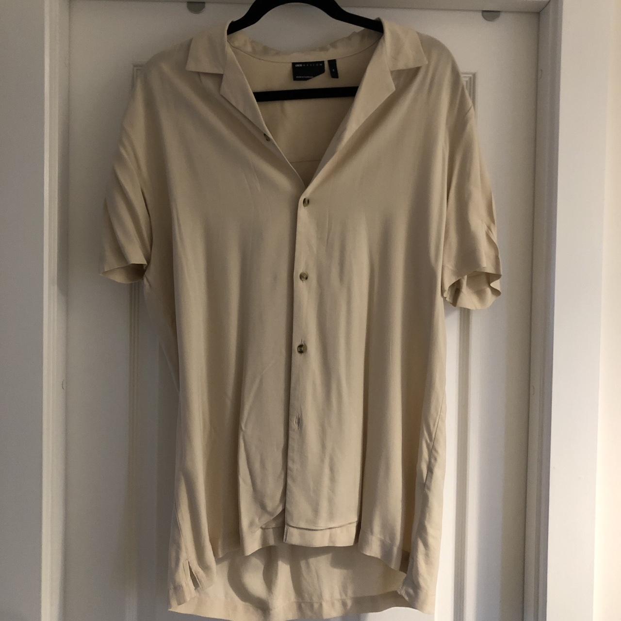 ASOS Men's Cream Shirt | Depop