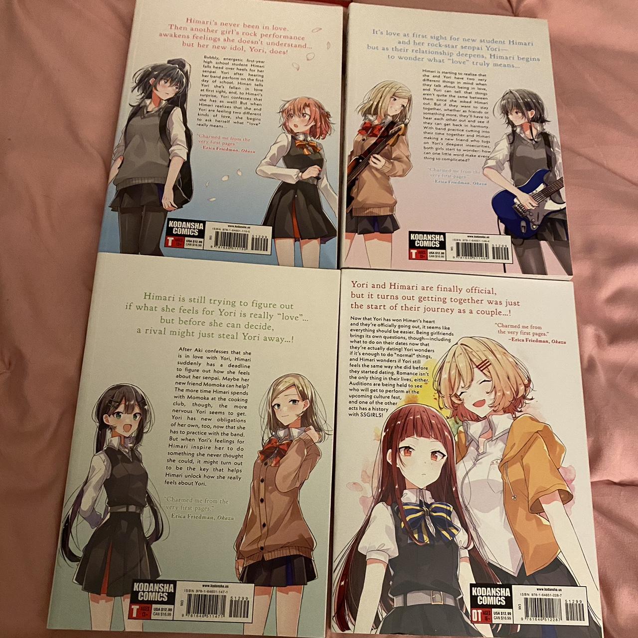 Whisper me a love song manga bundle volumes 1-4 Yuri... - Depop