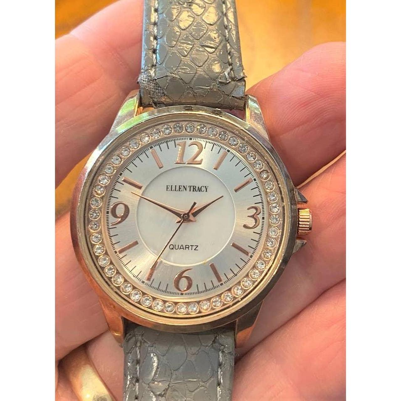 Ellen tracy watches rose gold sale