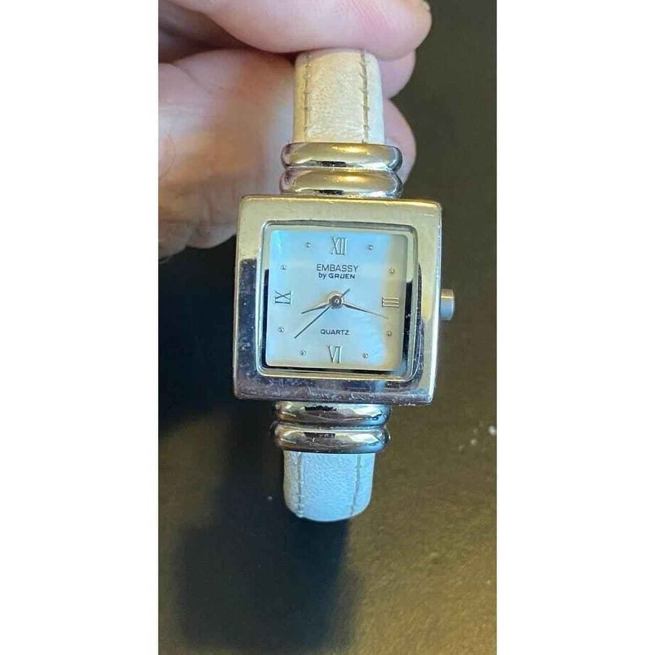 Women s Silver Tone Embassy by Gruen Watch Bangle Depop