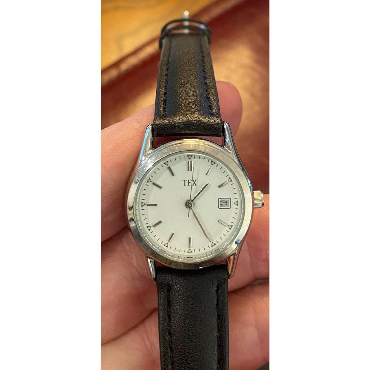 Women s 26mm Silver Tone TFX by Bulova Watch Black Depop