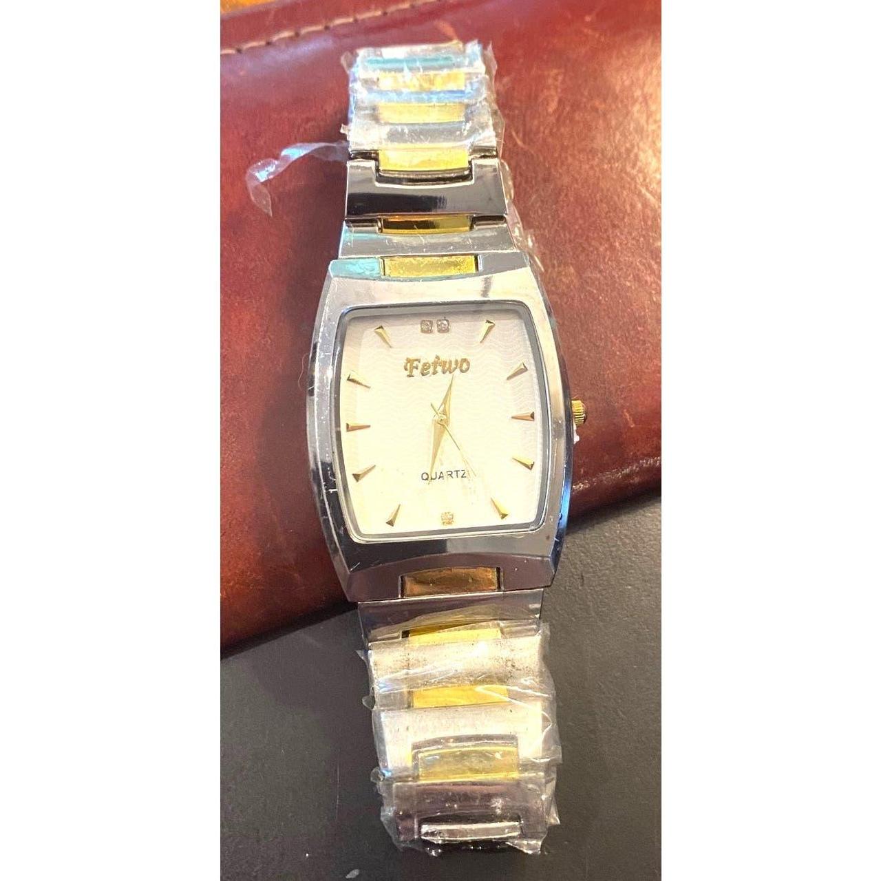 Men s New Two Tone 35mm Feiwo Watch Locking Depop