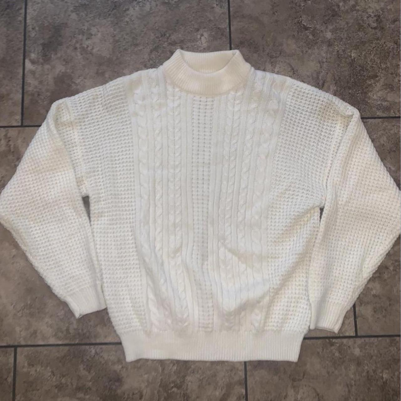 One Two One Acrylic Sweater Super Soft... - Depop