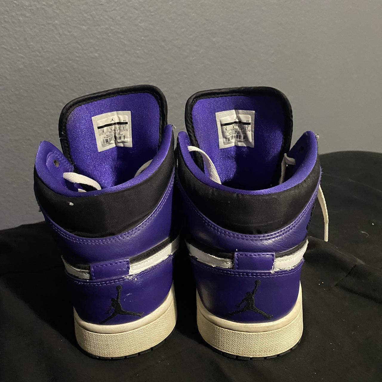 mens purple air jordans