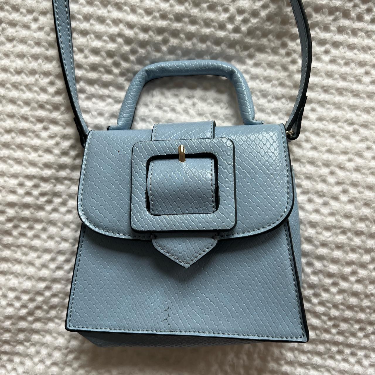 Zara blue mini bag new arrivals