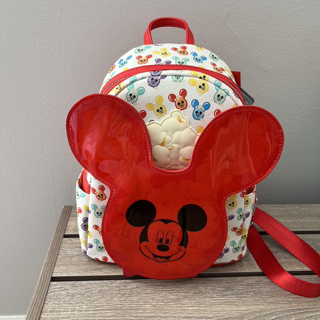 Disney Loungefly Popcorn bucket print backpack,... Depop