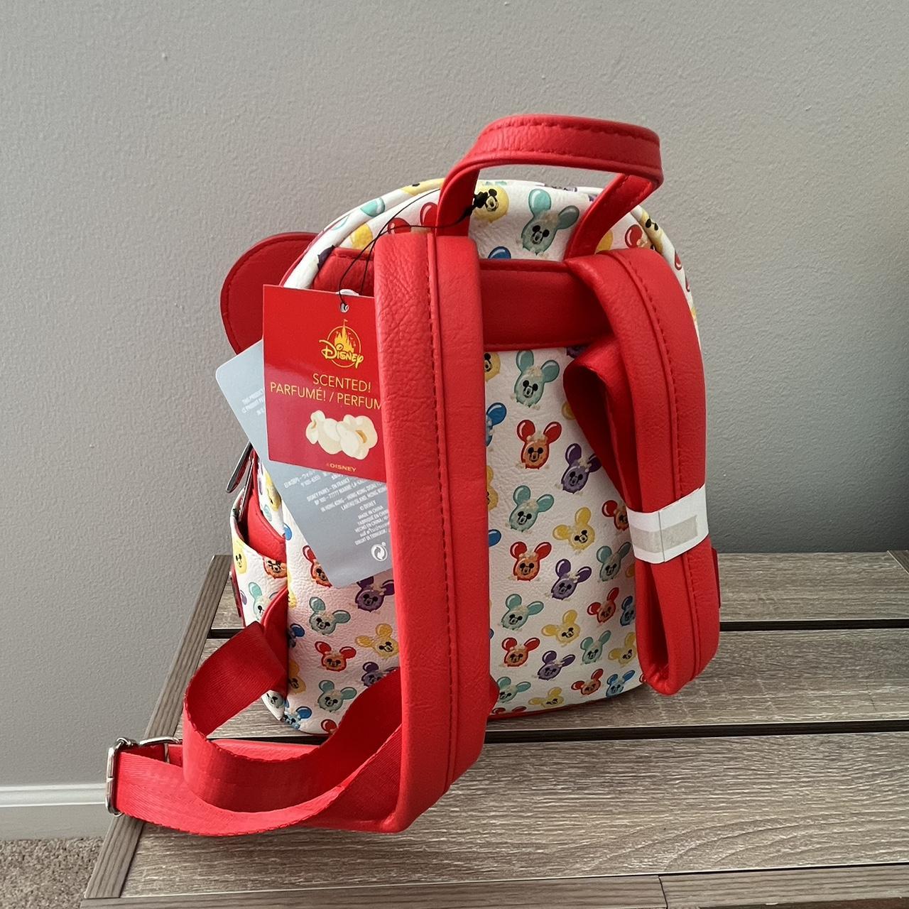 Disney Loungefly Popcorn bucket print backpack,... Depop