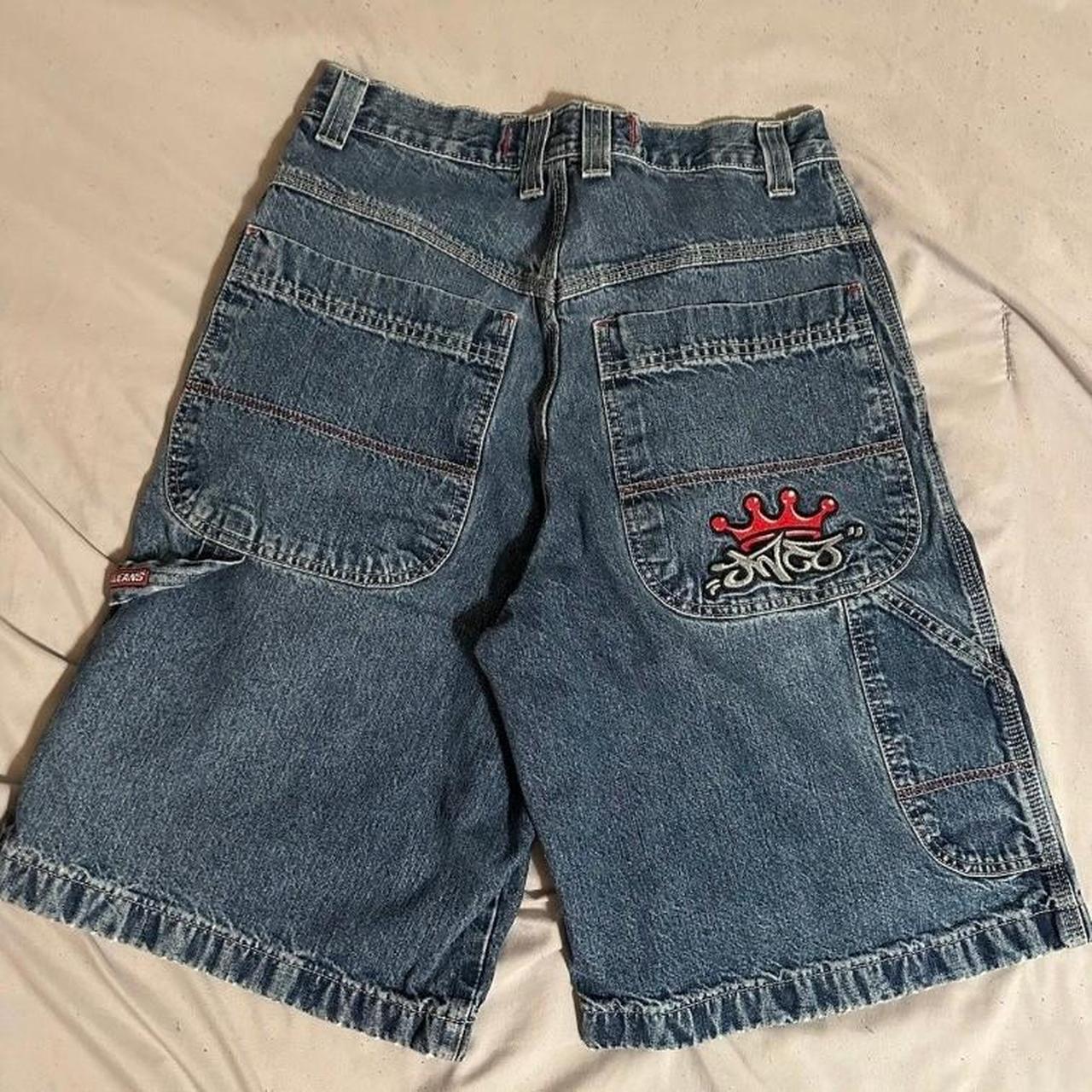 JNCO Men's Red and Blue Jeans | Depop