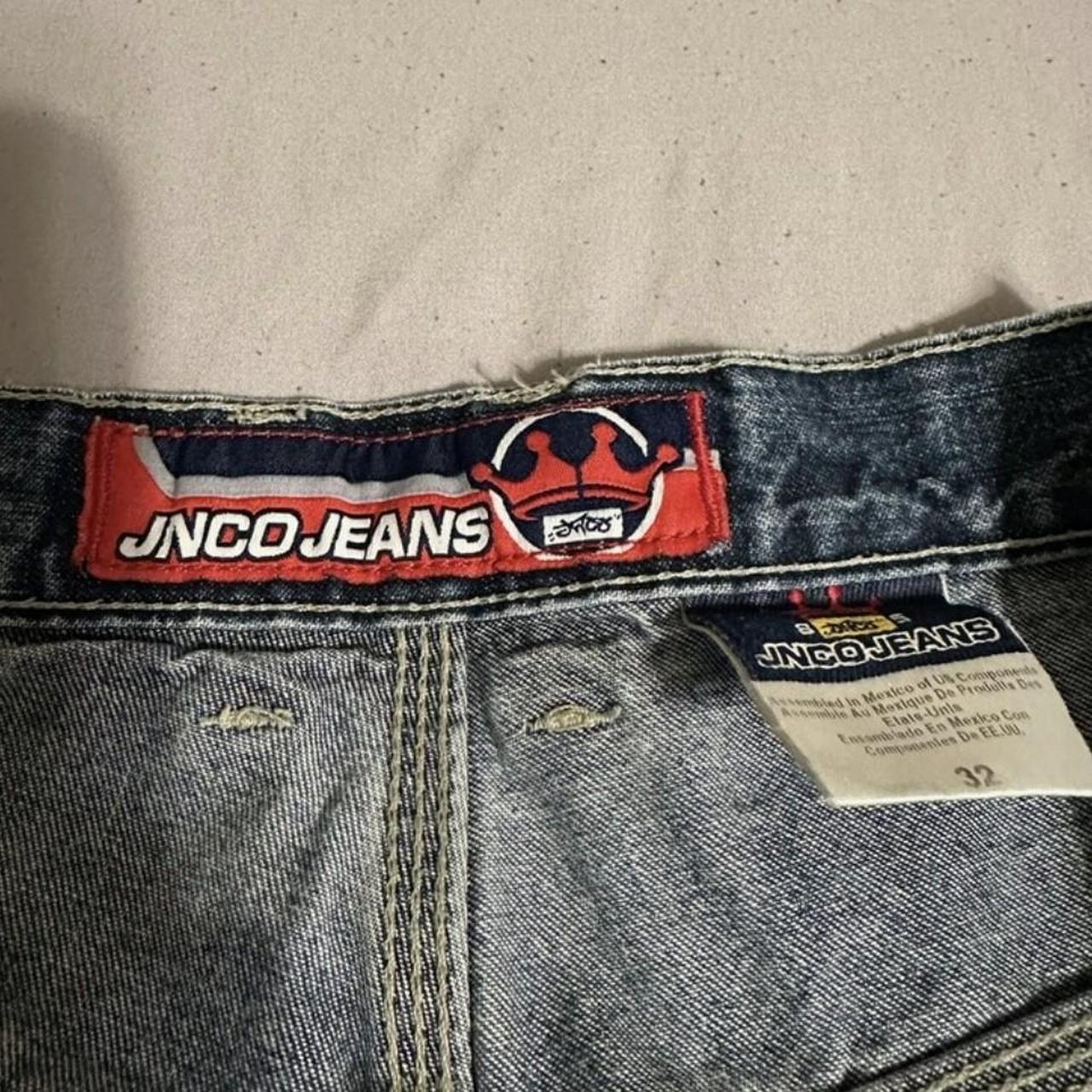 JNCO Men's Red and Blue Jeans | Depop