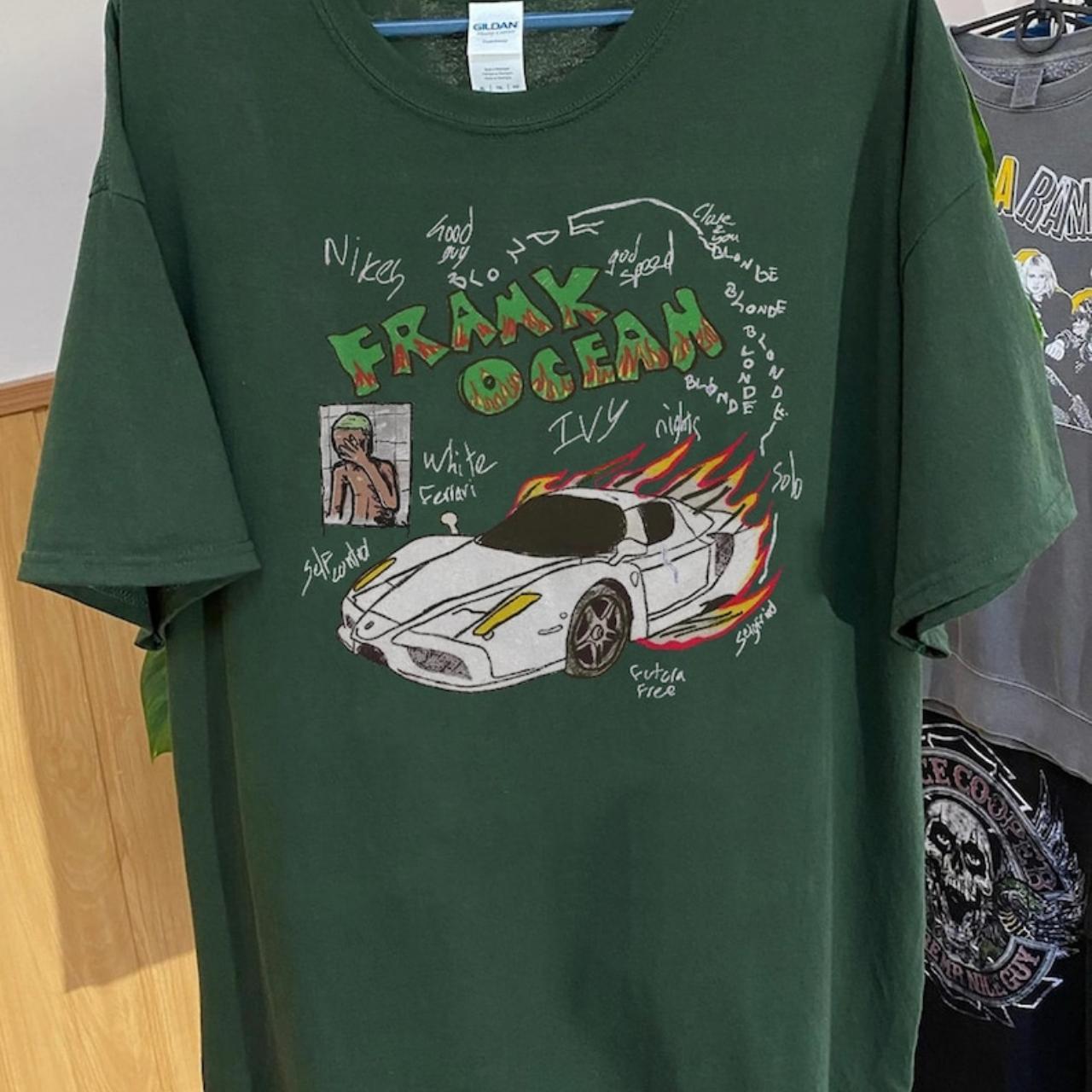 Frank Ocean Blond Green Shirt, Vintage Frank Ocean... - Depop