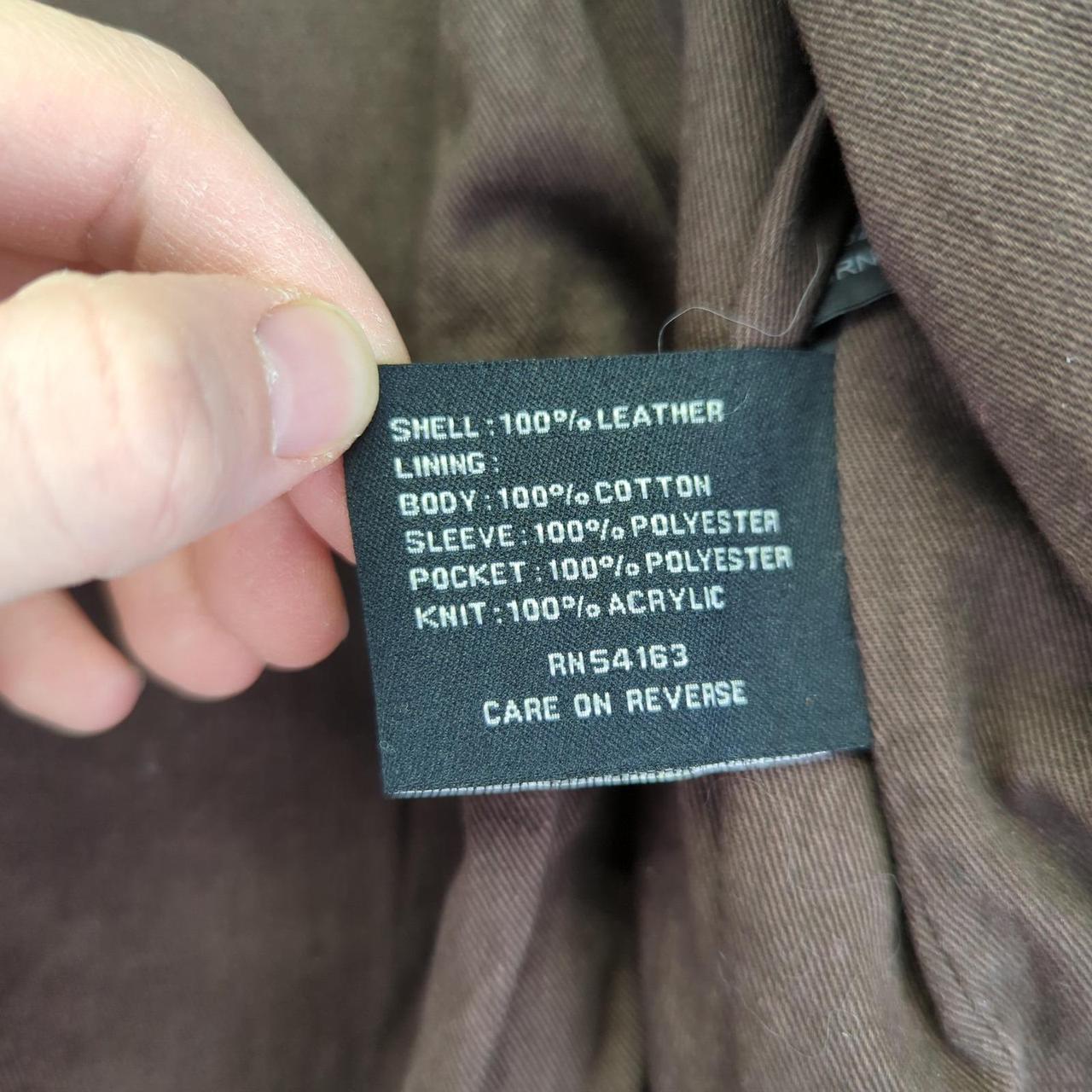 Preloved Men's Bomber Jacket - Brown - L – Black … - image 5