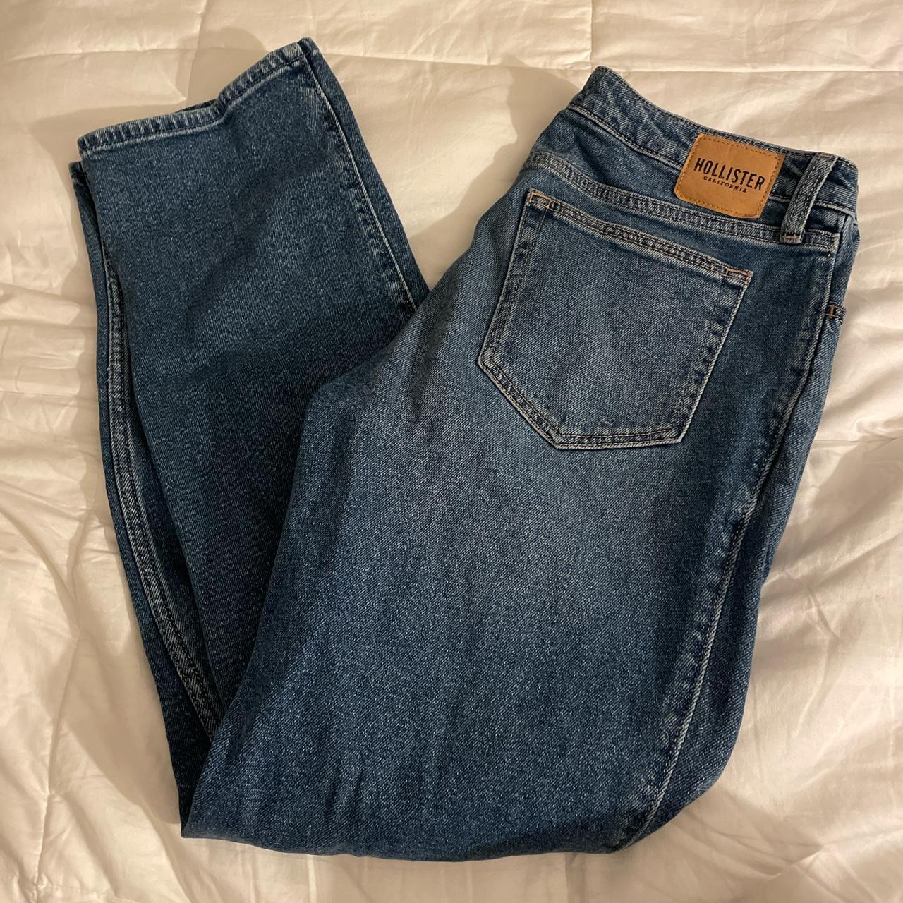 ripped straight leg jeans 29” waist #y2k #vintage - Depop