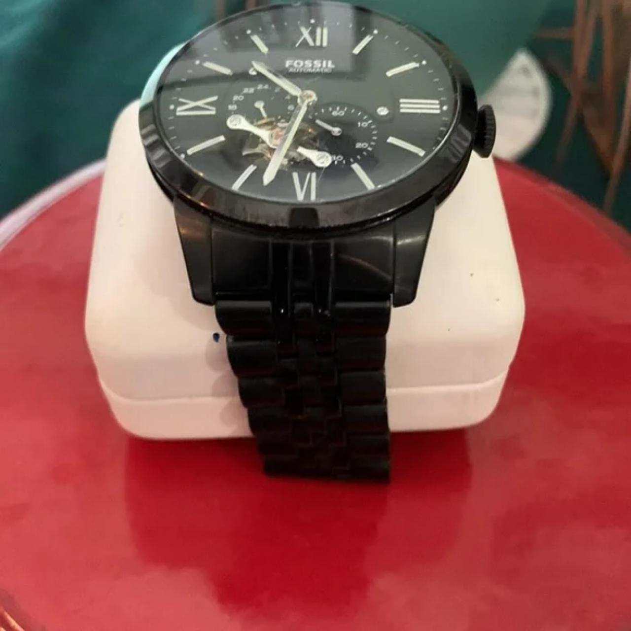 Fossil Men's Black Watch | Depop