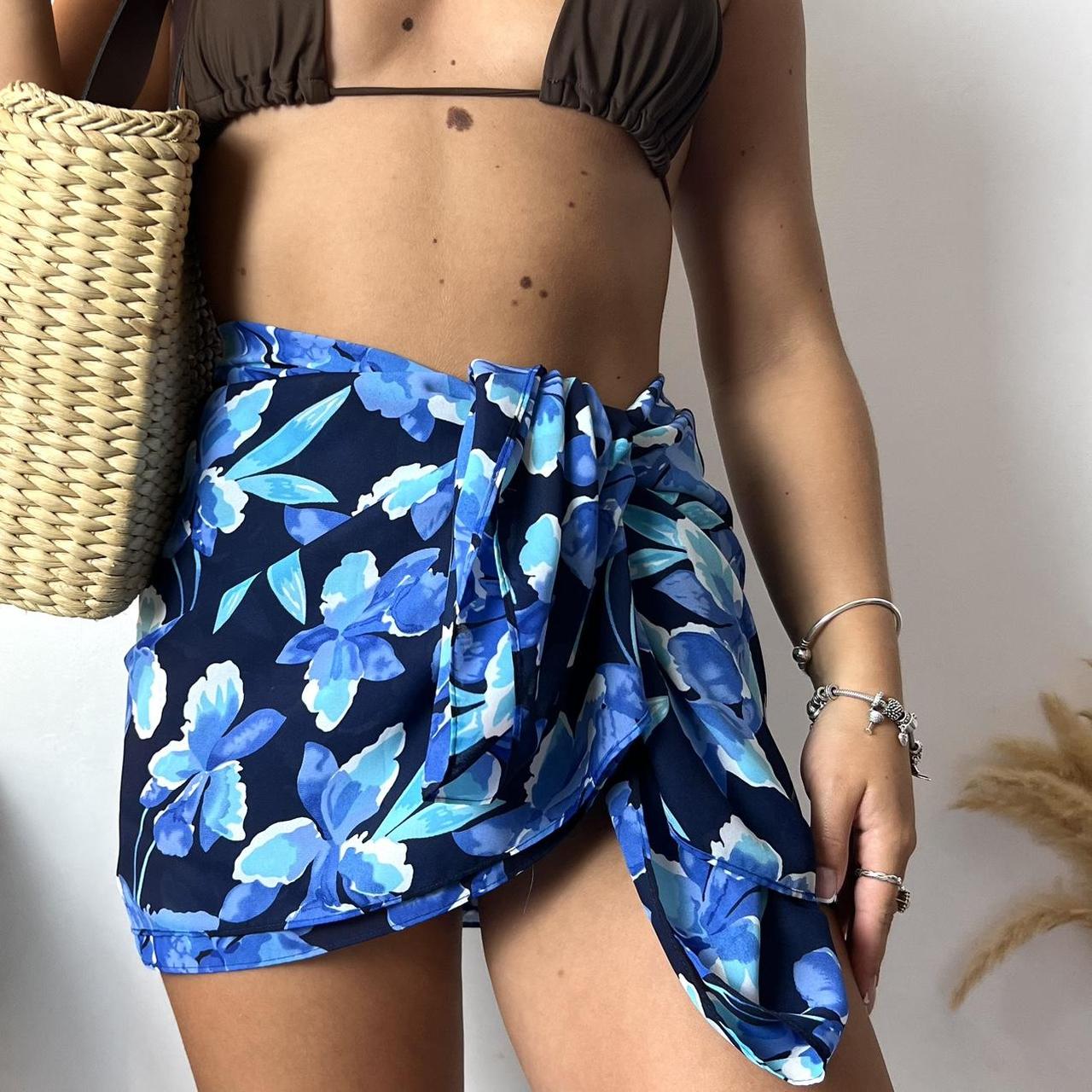 Women's Swimwear Royal Blue Swim Skirt Plus Size Navy Blue