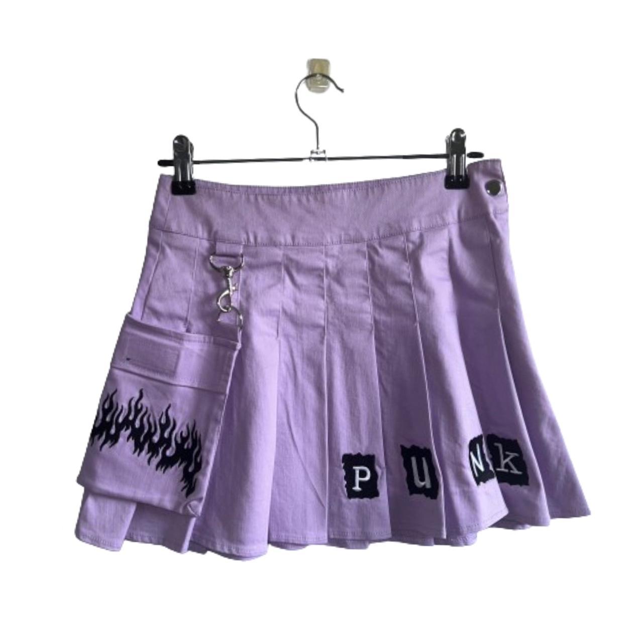 current mood XS punk “tacks for snacks” lilac purple... Depop