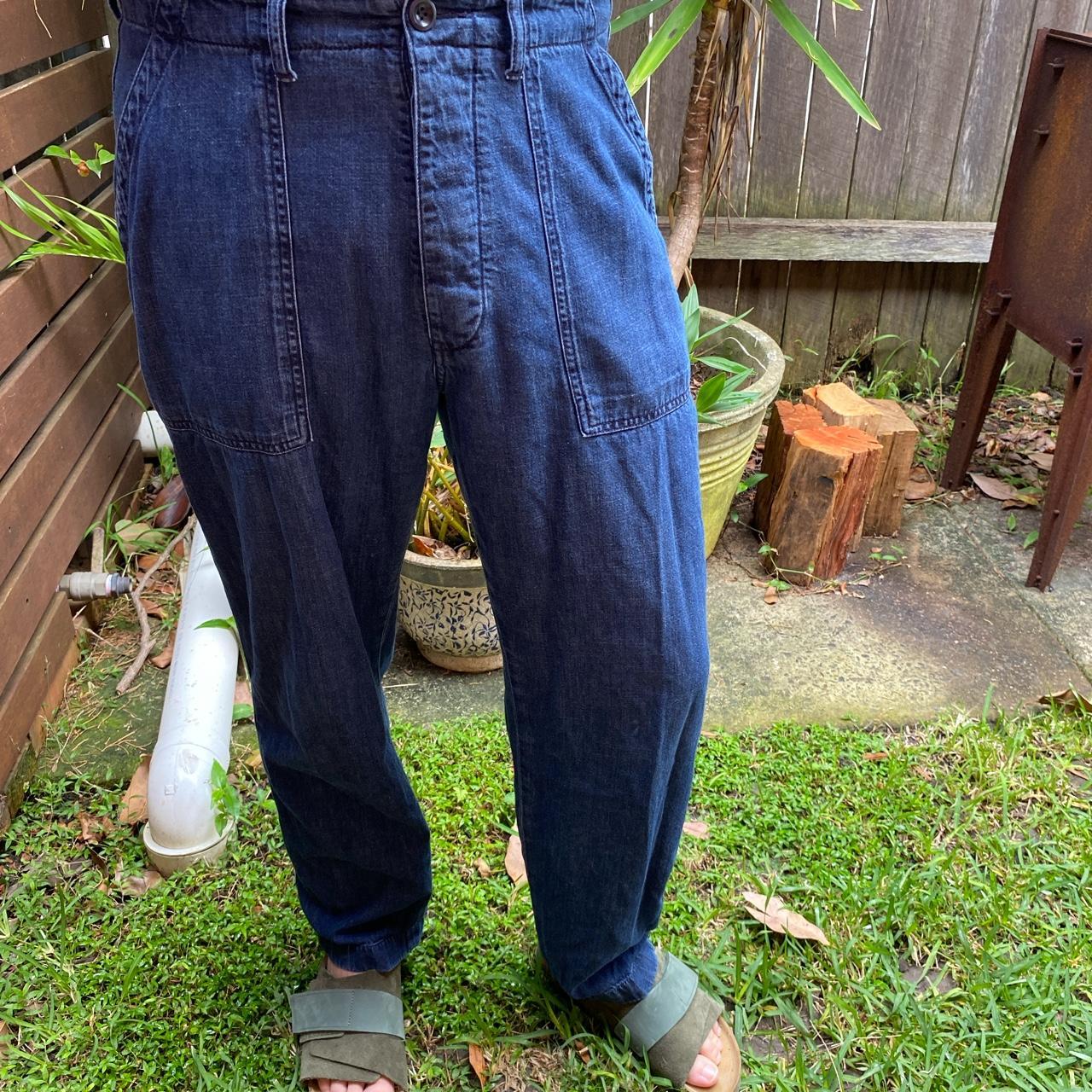 Albam work pants in navy. Size small men’s. Very... Depop