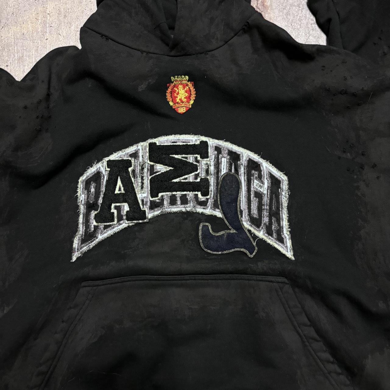 Balenciaga skater hoodie black😍 | Depop