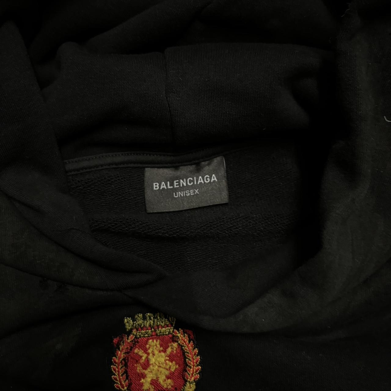 Balenciaga skater hoodie black😍 | Depop