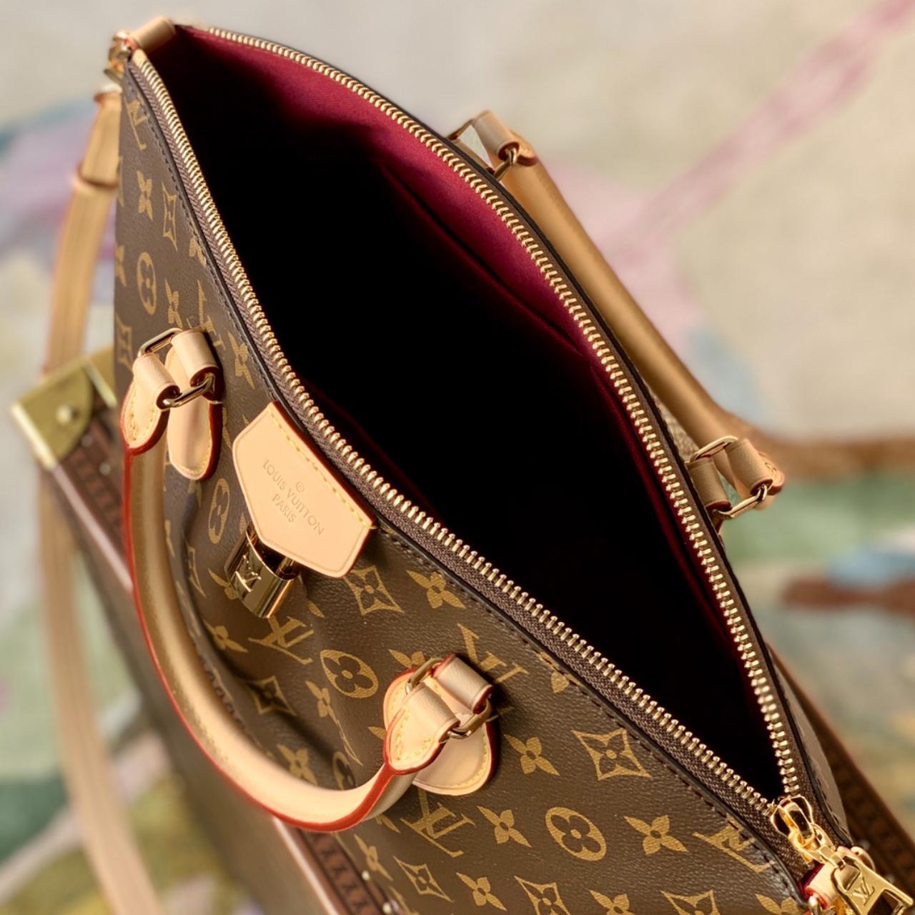 Louis Vuitton Small zipper Tote Bag Size: 25.0 x | Depop