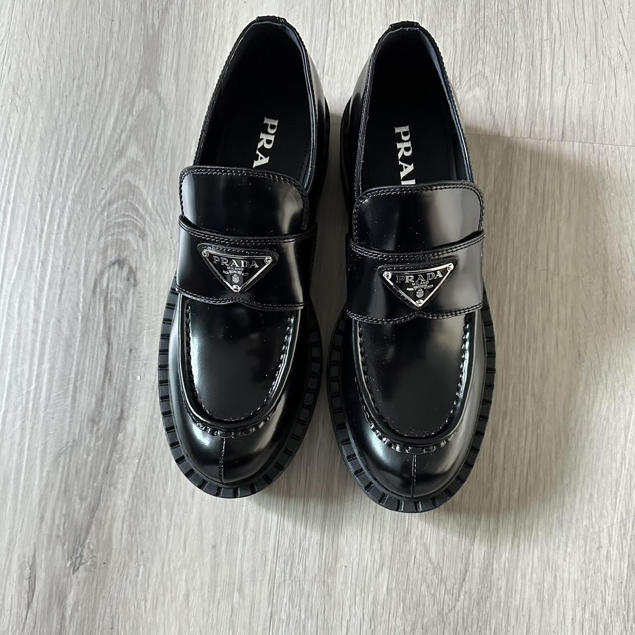 loafers prada women's
