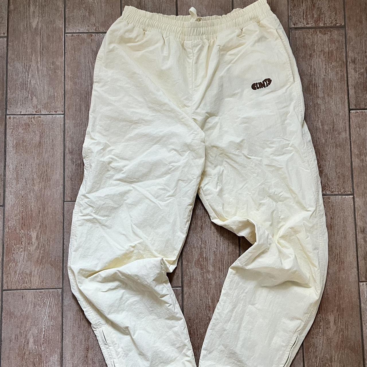 Clints Nylon Tracksuit Bottoms Small Good condition - Depop
