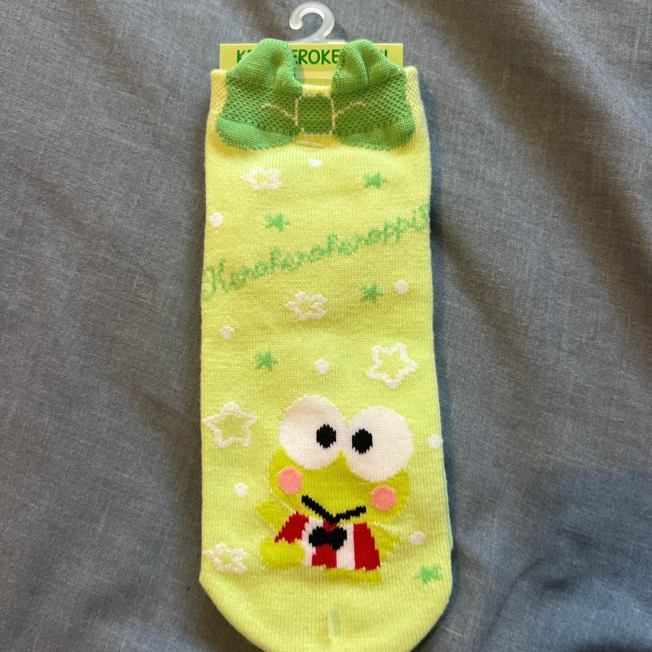 Keroppi socks🫶🏼 Official ‘23 Sanrio... Depop