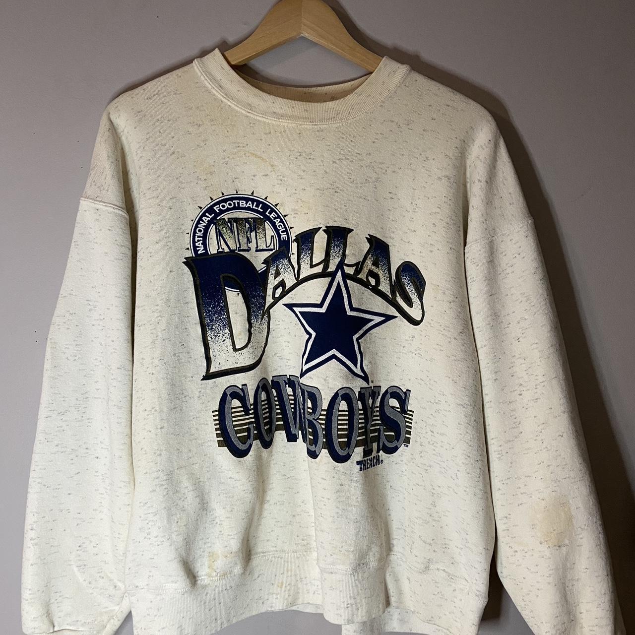 Dallas Cowboys Sweater - vintage all over full print - Depop