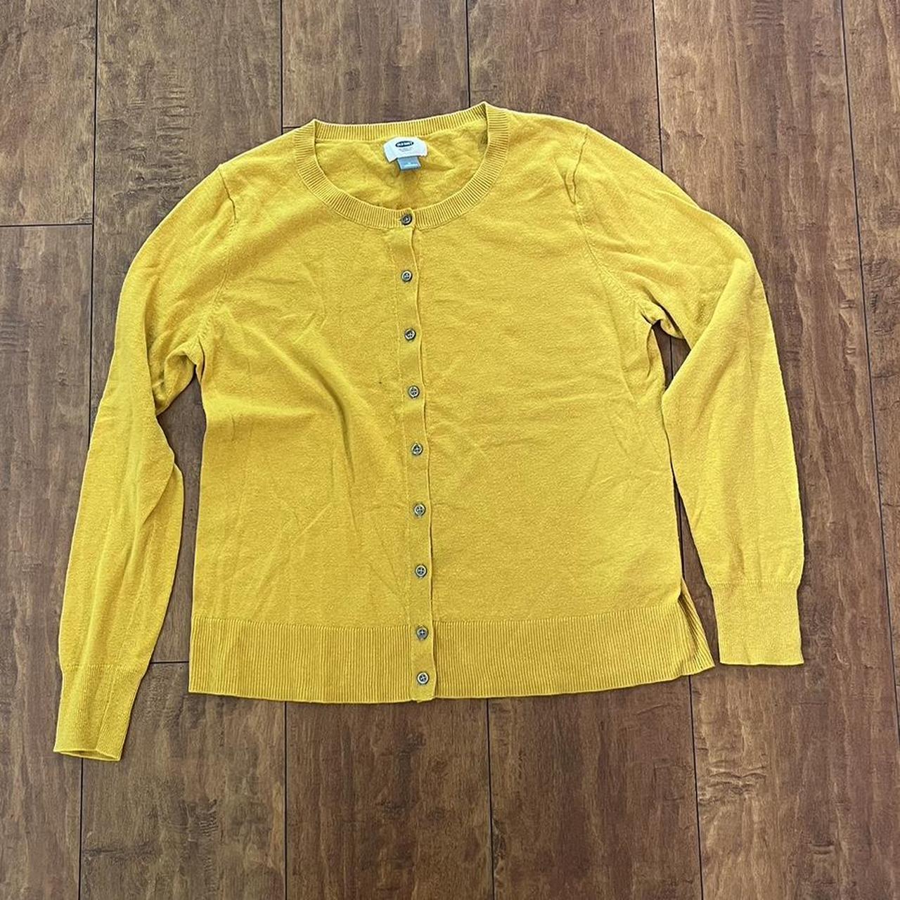 Old navy yellow clearance cardigan