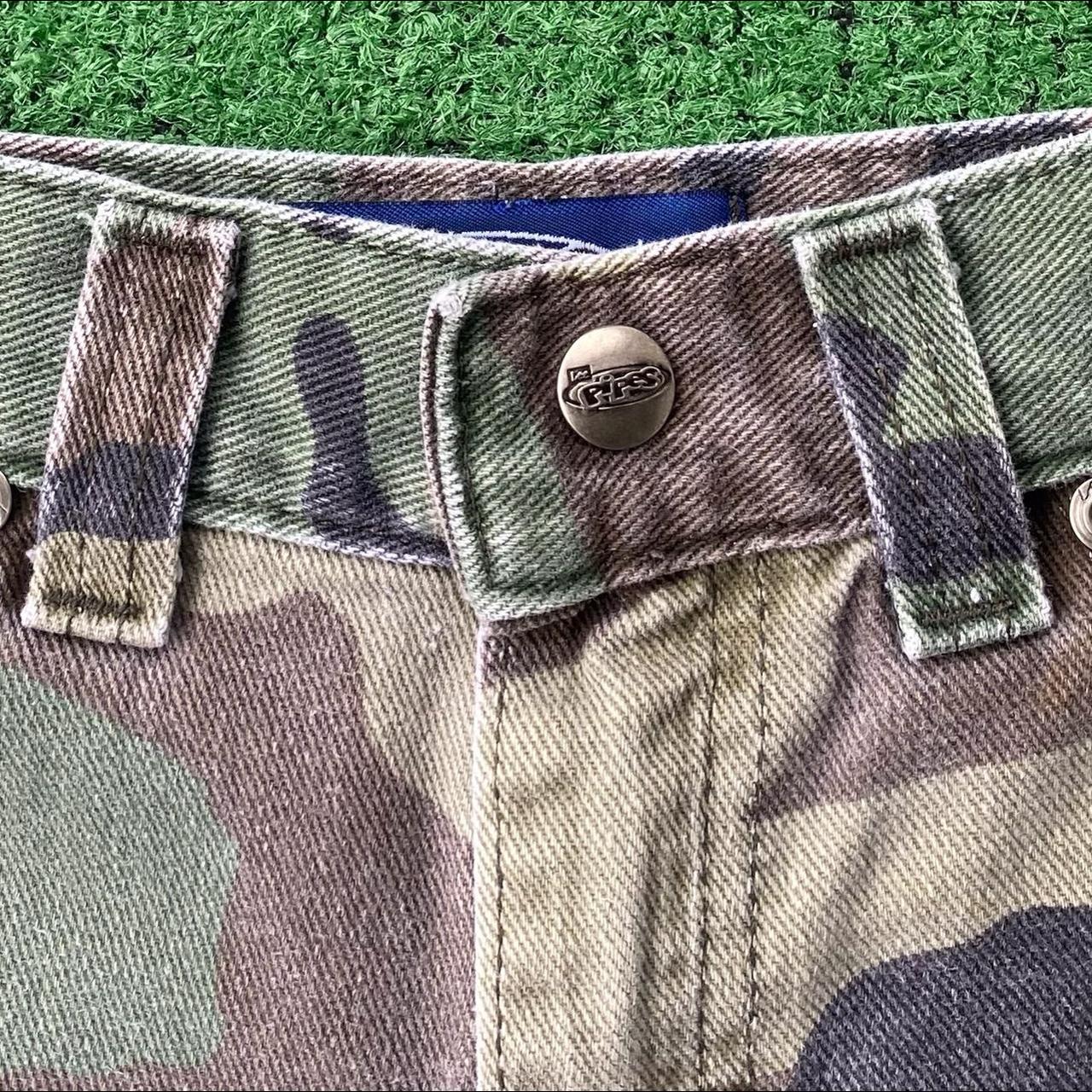 VTG 90’s Lee Pipes Camouflage Baggy Skater BMX USA... - Depop